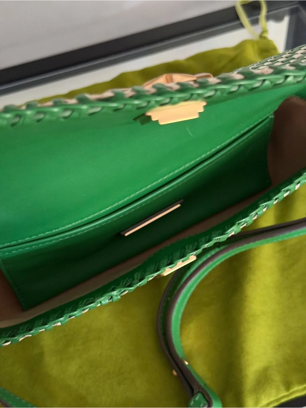 Tory Burch Kira Woven Convertible Should Bag